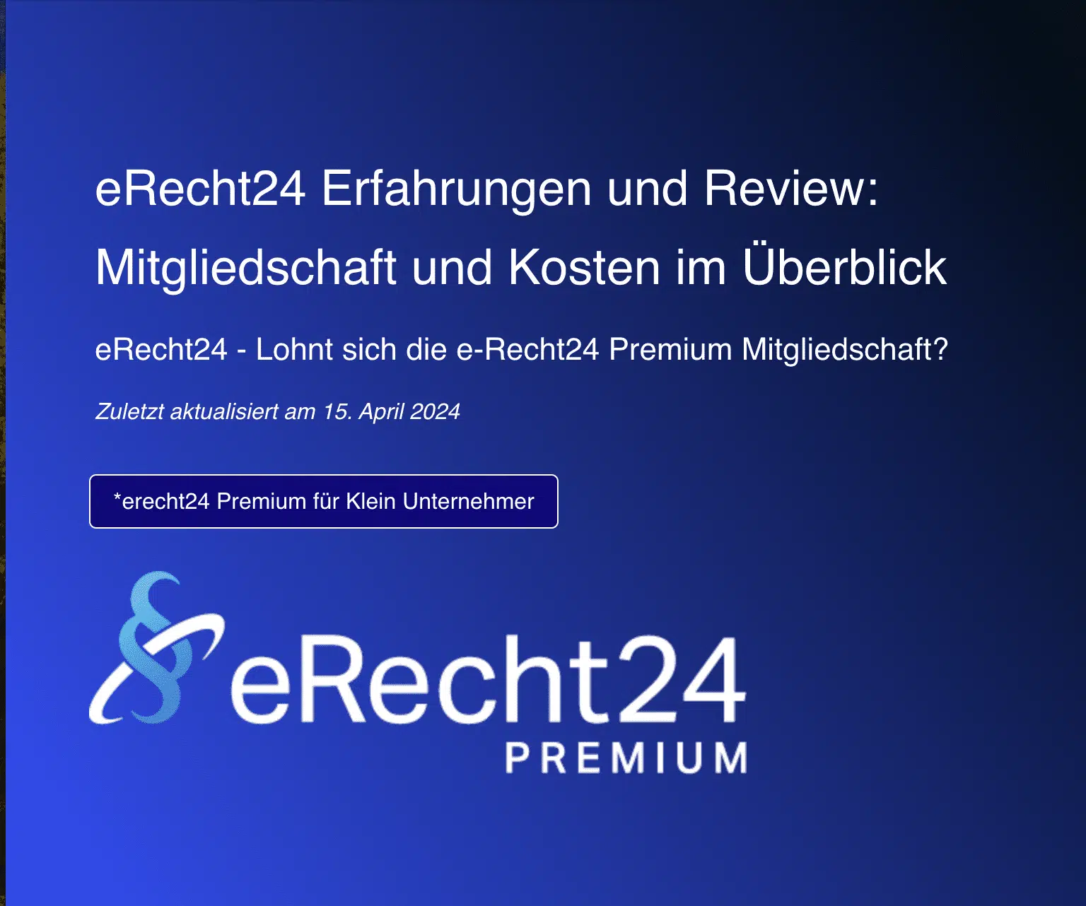 eRecht 24 Review Erfahrungen